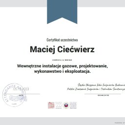 Projektowanie instalacji sanitarnych Łysomice 1