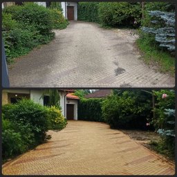 Czyszczenie kostki brukowej