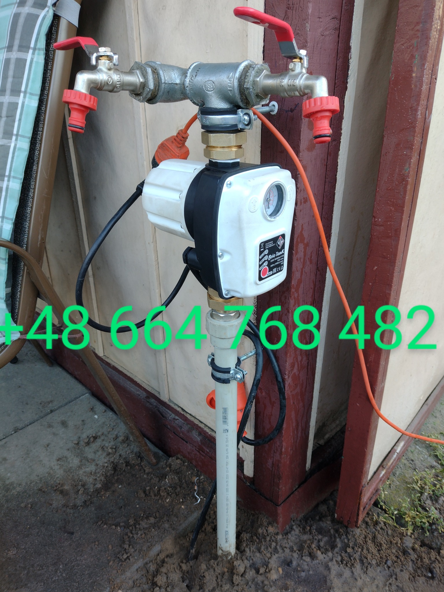 Pompa Grundfos plus sterowanie bezzbiornikowe