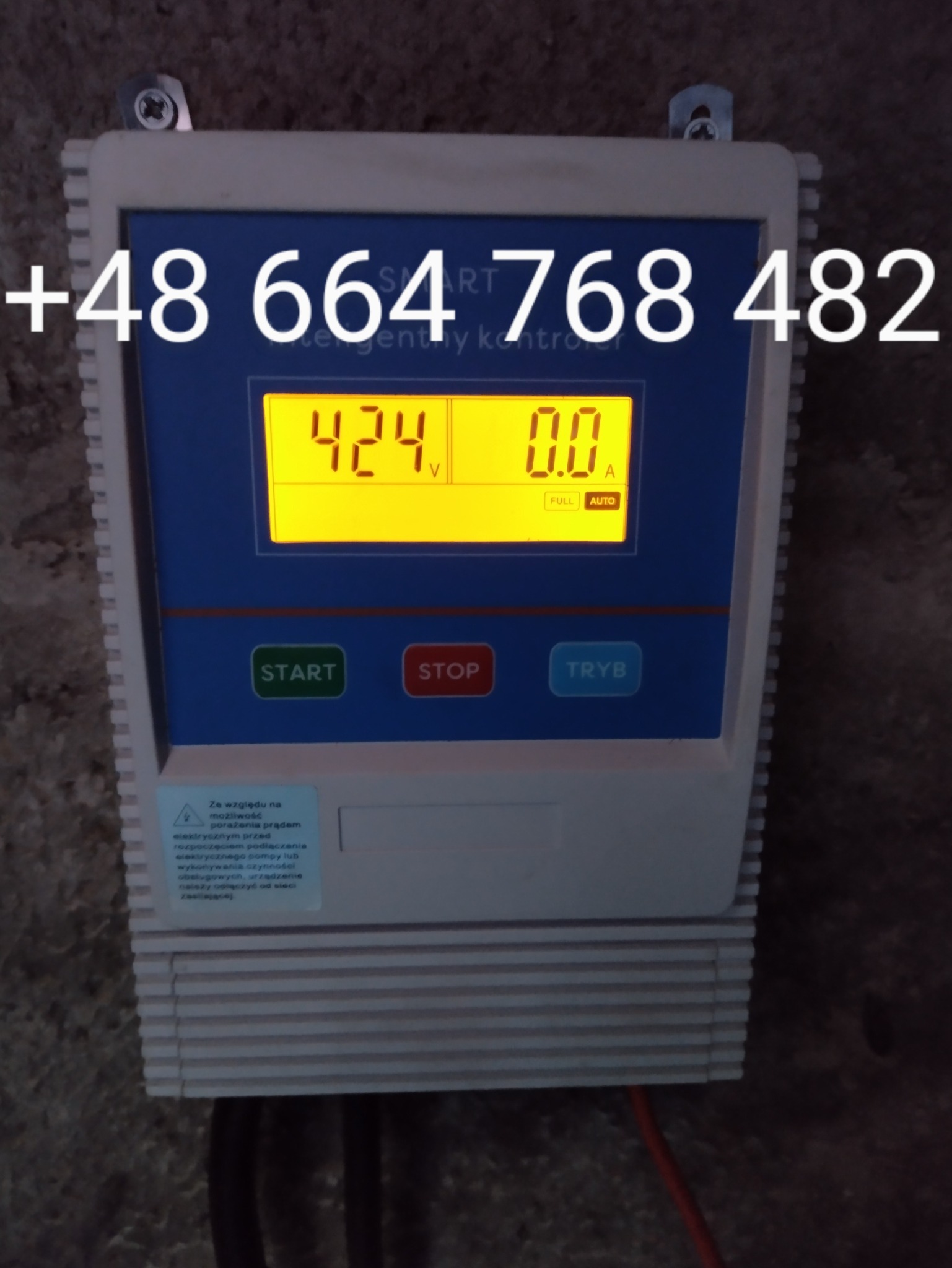 Pompa SPO 380v + zabezpieczenie/sterownik