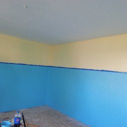 Po malowaniu i podwieszaniem sufitu zdj nr 2