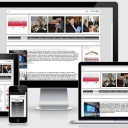 Daron - Responsywna strona internetowa Magazynu Polonia wyświetlana na monitorze, laptopie, tablecie i smartfonie.