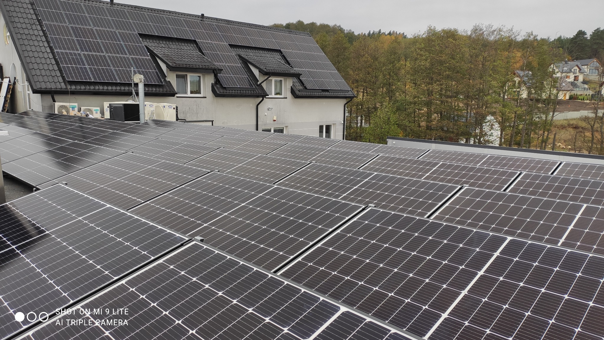 Motaż na dachu plaskim i skośnym w Kolbudach ( Manufaktura mojej mamy)