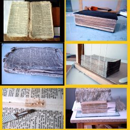 Biblia, wydanie w Halle 1860  Szwabacha Polska, papier drzewny pół roku pracy