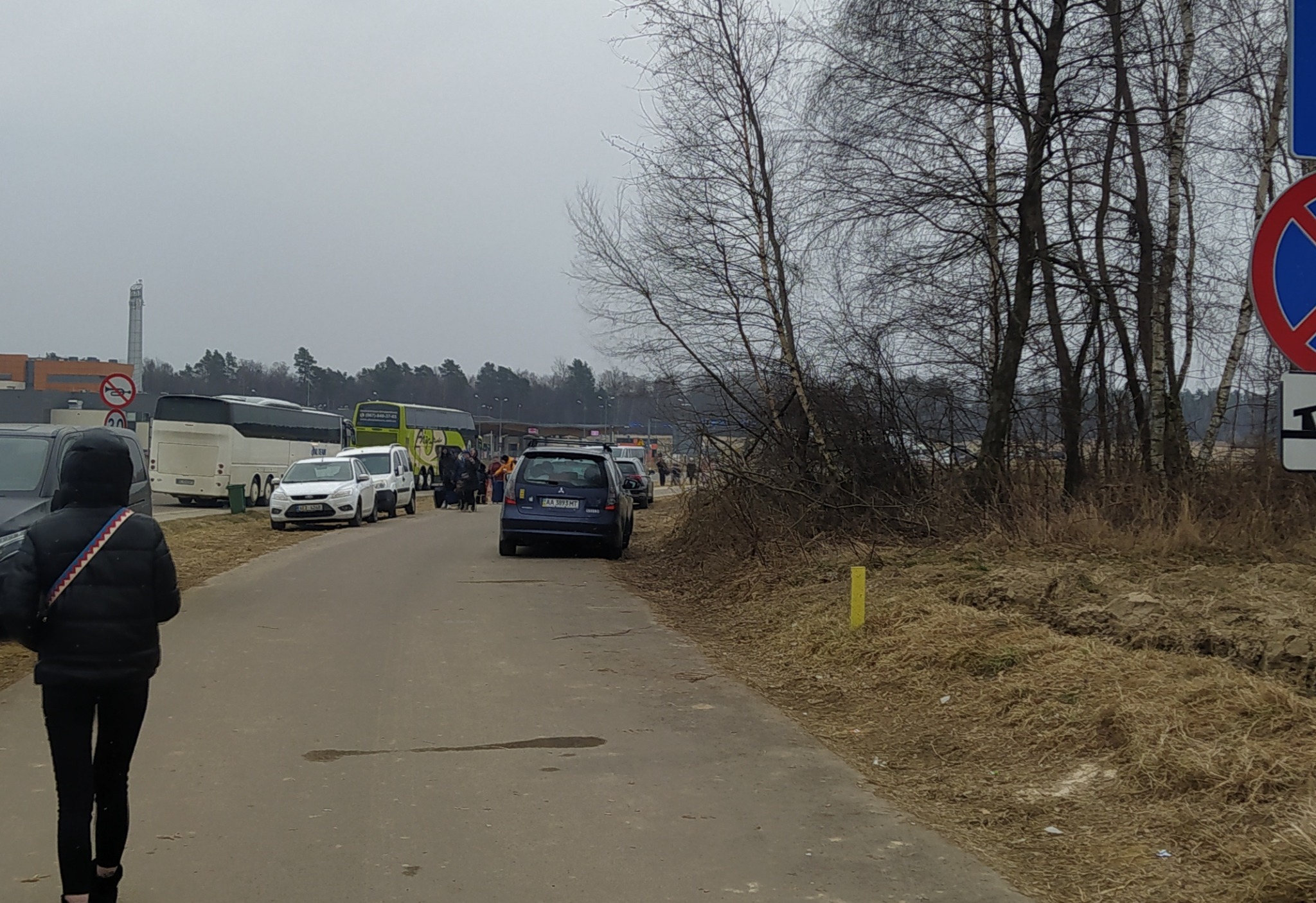 Przejście graniczne Budomierz. 07.03.2022r.