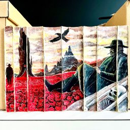 N O W O Ś Ć
Malowanie brzegów kart książek
