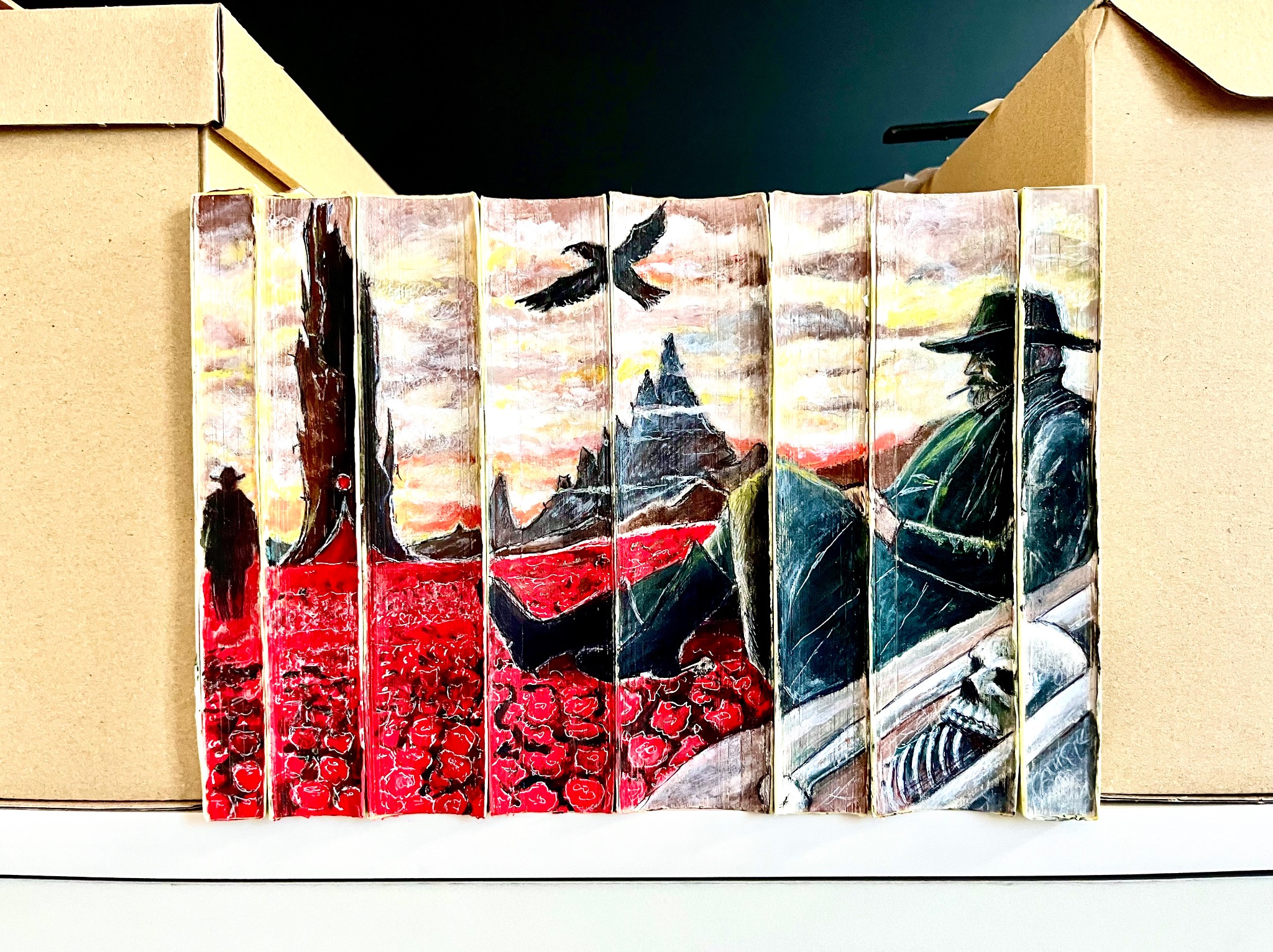 N O W O Ś Ć Malowanie brzegów kart książek