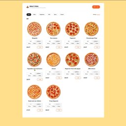 Aplikacja pizzerii oparta na React