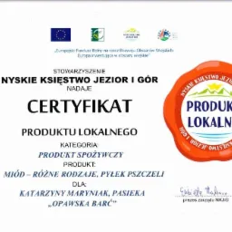 Certyfikat Produktu Lokalnego