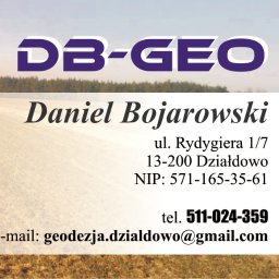 DB-GEO Daniel Bojarowski - Ewidencja Grunt&oacute;w Działdowo