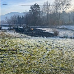 Odmulanie stawu rybnego