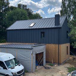 Budynek zrobiony w oddychającej technologii Steico. 