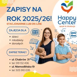 Happy Center. Języki & Edukacja w Opolu - Nauka Języka Włoskiego Opole