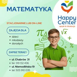 Matematyka dla dzieci i młodzieży. 
Cena od 239 zł/miesięcznie
