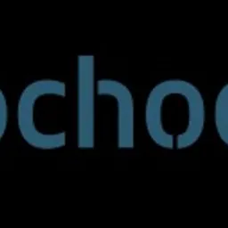 Logo serwisu internetowego samochody.pl z nazwą w kolorze niebieskim i zielonym na czarnym tle.