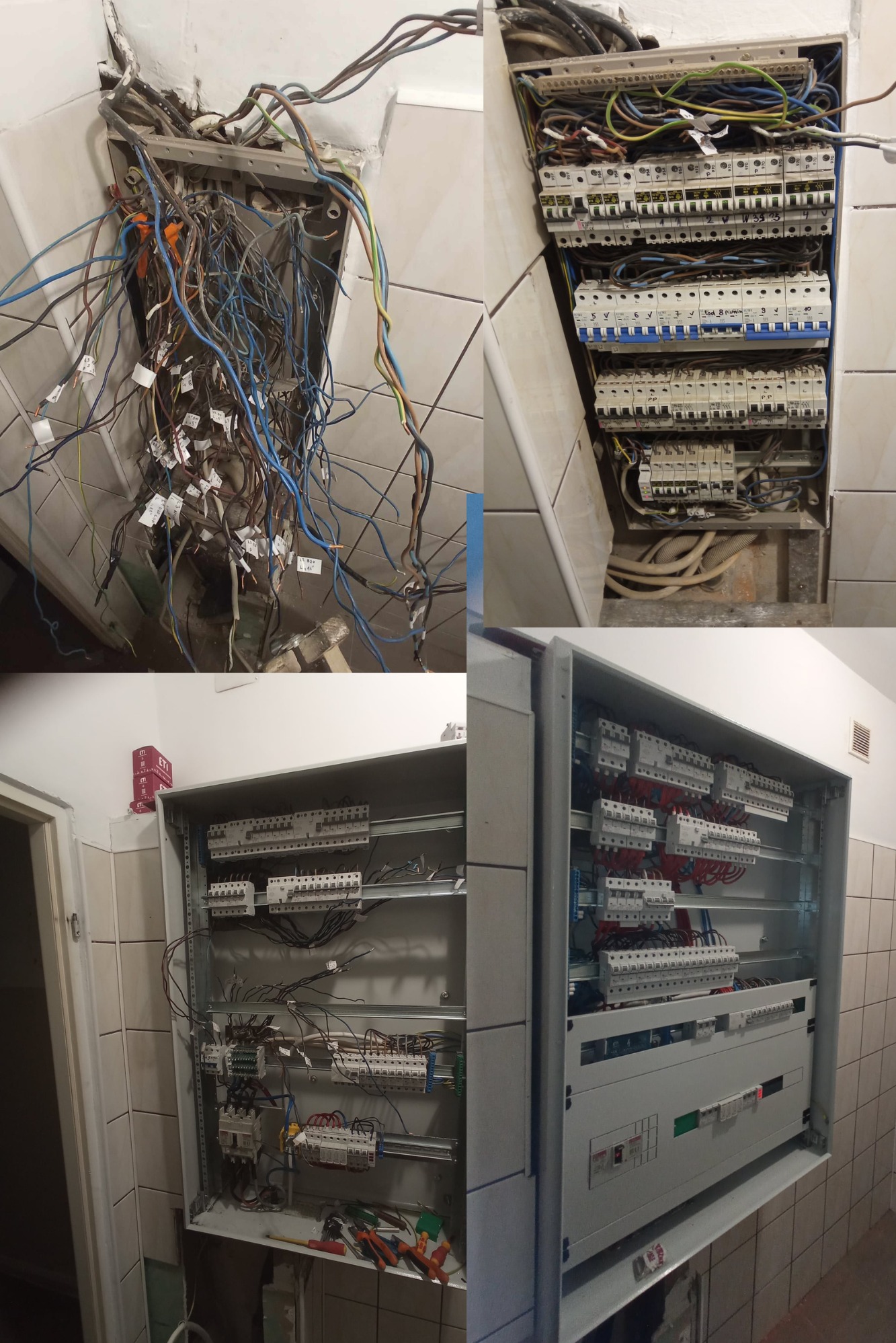 Wymiana starej rozdzielnicy na nową