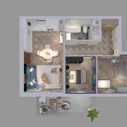 Projektowanie mieszkania Sobótka 67