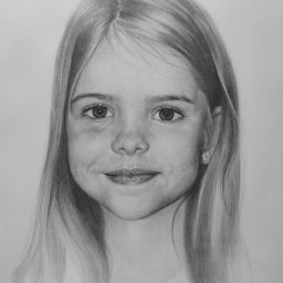 Portret, technika graficzna (rysunek) 100cmx70cm