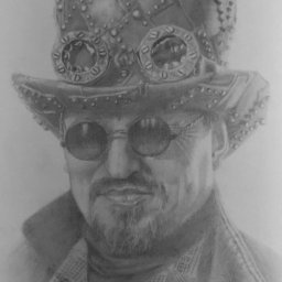 Antonina Rotari - Portret, technika graficzna (rysunek) A3