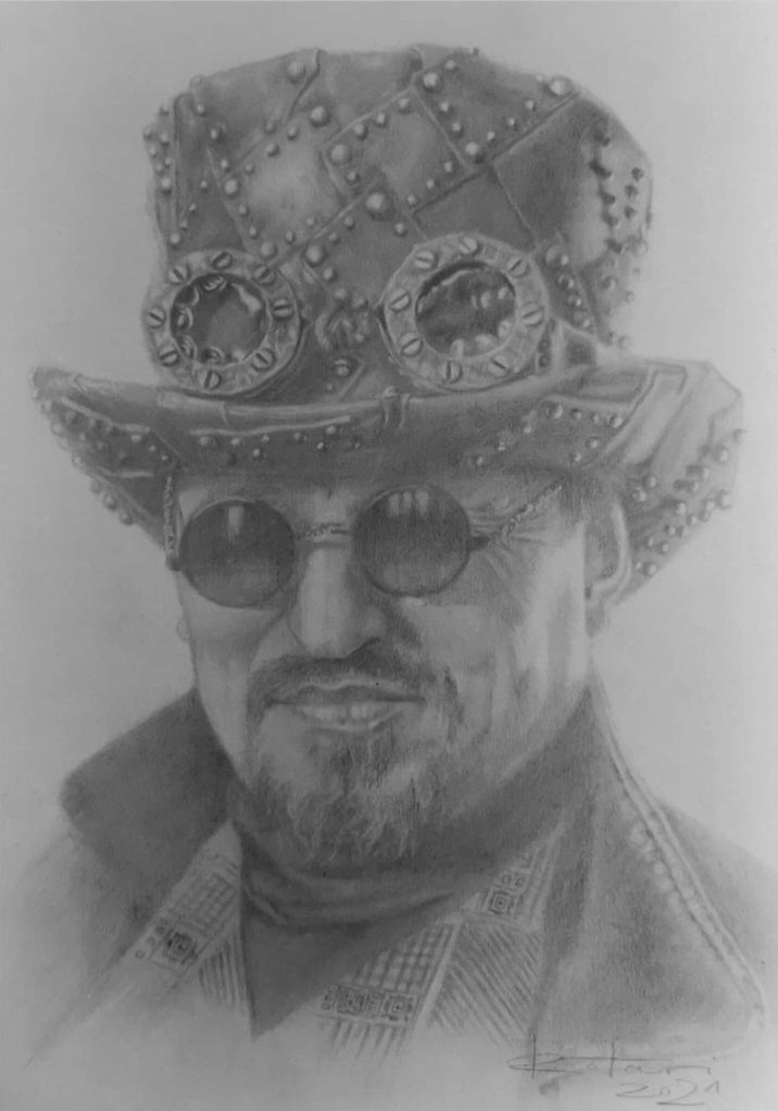 Portret, technika graficzna (rysunek) A3