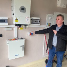 59-800 LUBAŃ 01.2025 ROKU 
INWERTER HYBRYDOWY DEYE 10 KW POD NIM MAGAZYN DEYE 5 KW