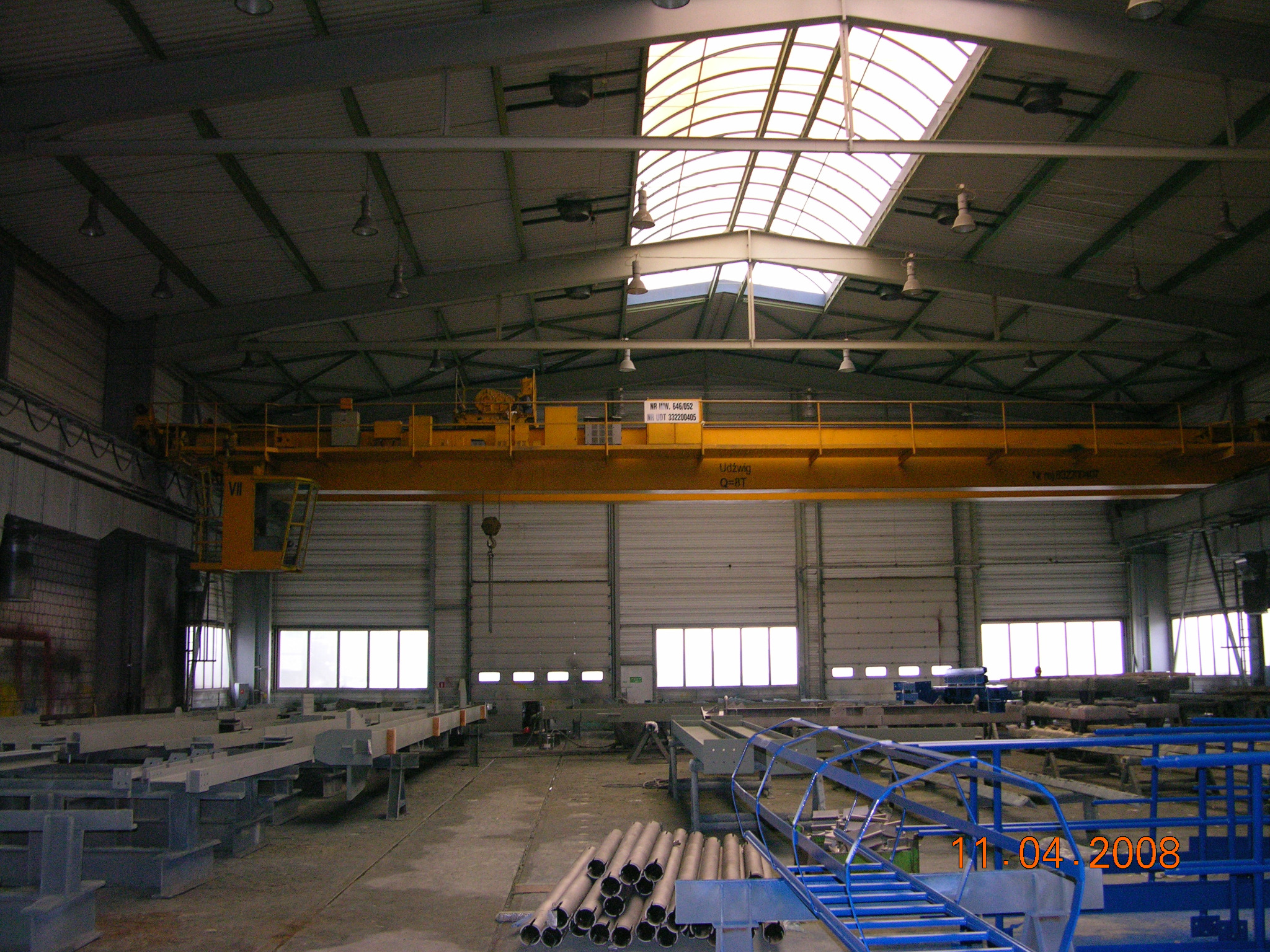 Hala lakiernicza. Rudnik nad Sanem. Projekt dla f-my ANTICORR