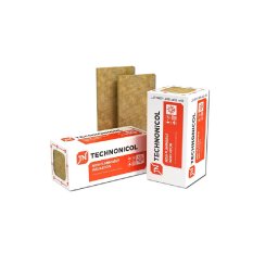 Tani Skład Budowlany - Dwa opakowania wełny mineralnej Technonicol z widoczną strukturą włókien, umieszczone na białym tle.