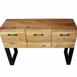 FS Drewno Filip Sak - Komoda ze stali i dębu.