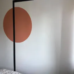 Ciekawa wizja ściany, malowanie finezyjne