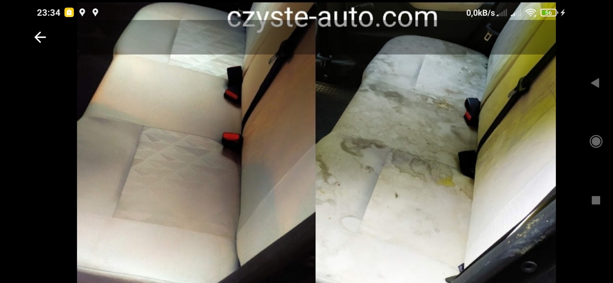 Pranie ekstrakcyjne tapicerki. Usuwanie plam.