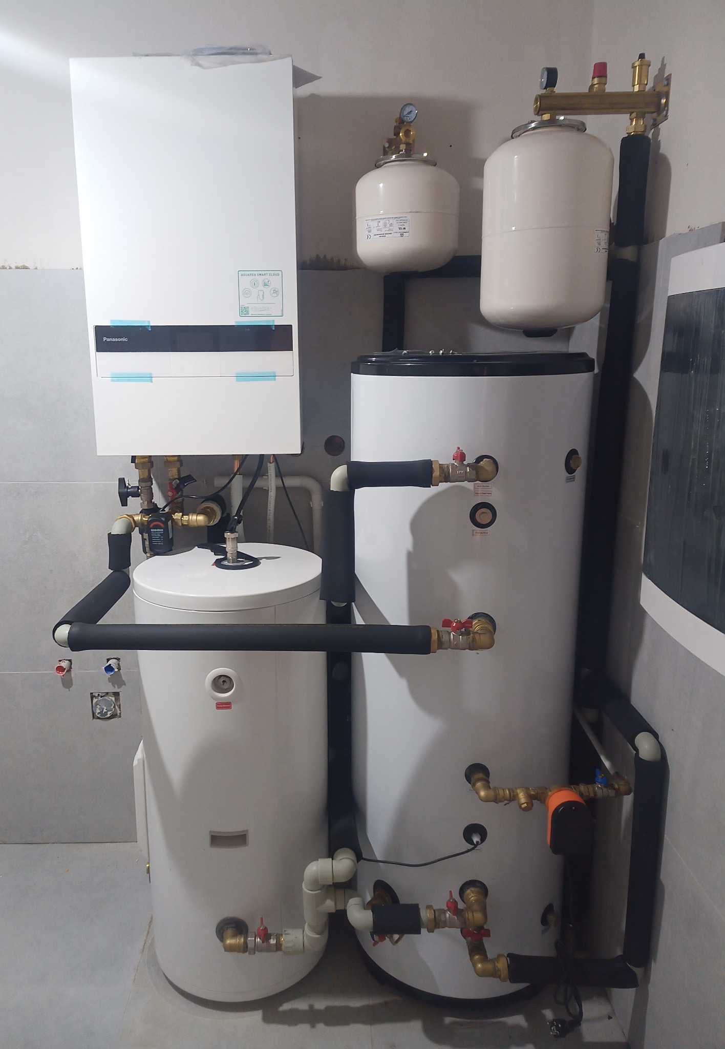 Maszynownia pompy ciepła Panasonic 7kw gen K Split