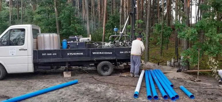 Wiercenie studni głębionowych oraz abisyńskich