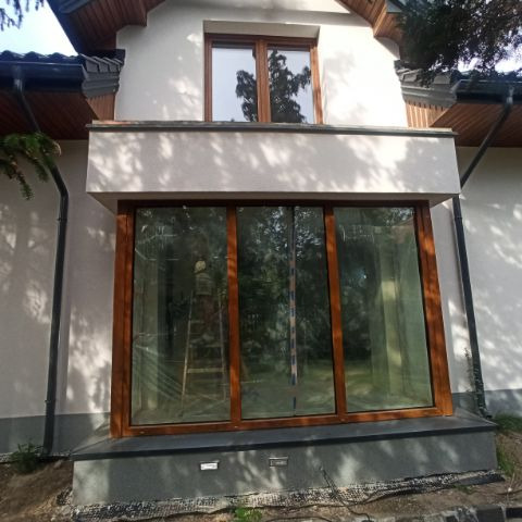 Okna 6-komorowe Salamander 82, Złoty Dąb, ciepłe powietrze - Józefów.