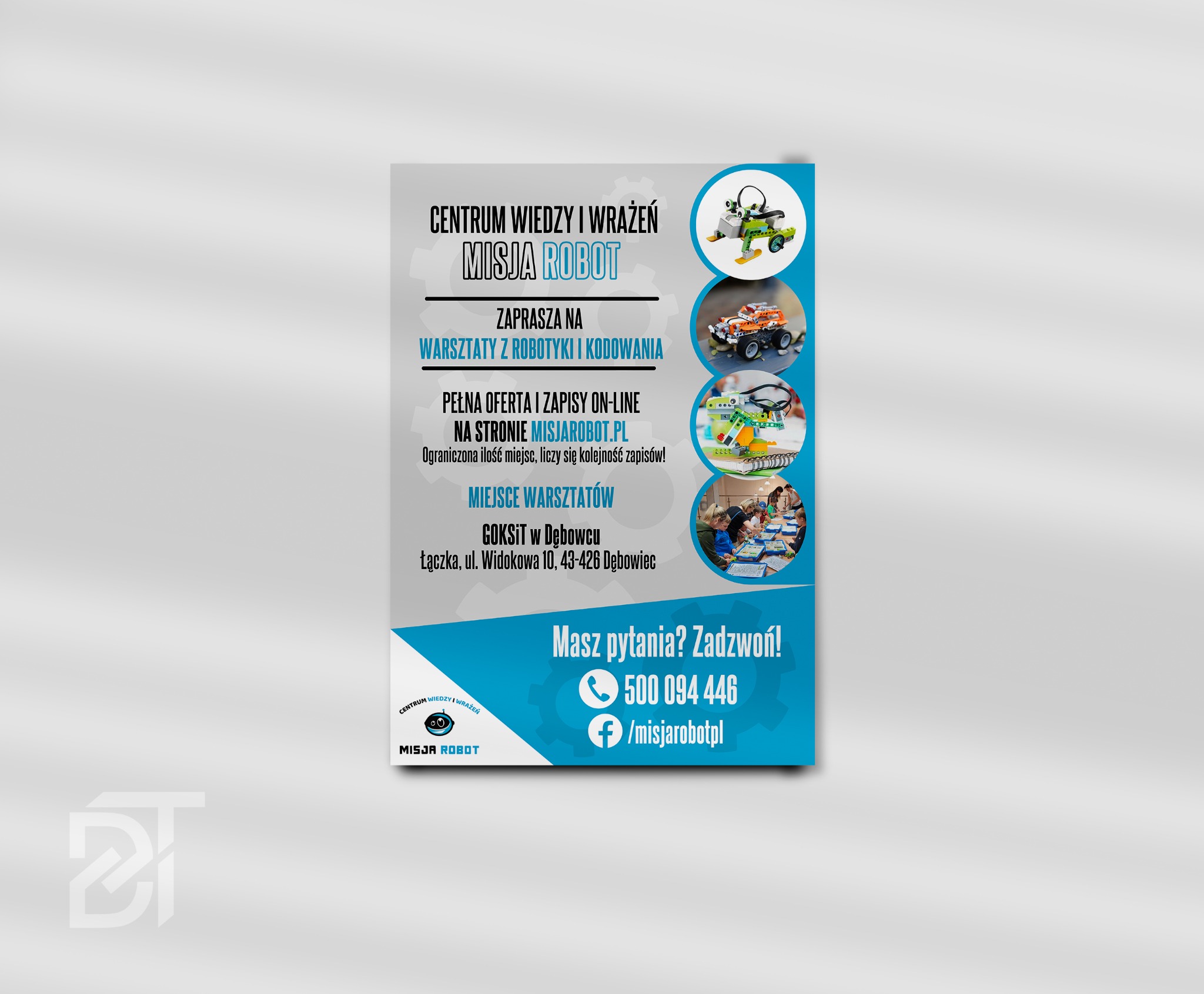 Misja Robot - projekty plakatów