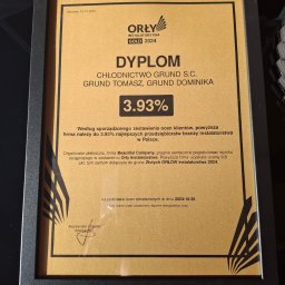 - Orły Instalatorstwa  GOLD 2024 - to wyjątkowa nagroda, którą mogą pochwalić się tylko najlepsze firmy, które cechują się profesjonalizmem i zapewniają najwyższą jakość usług.
