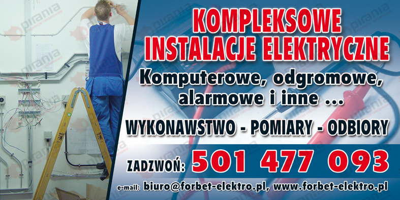 Instalacje Elektryczne dla domu i przemysłu - kompleksowo
