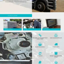Strona internetowa firmy zajmującej się recyklingiem, z widocznym adresem strony w opisie.