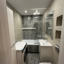 Mała lecz  funkcjonalna łazienka 