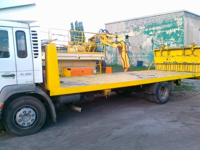 Transport ładunków od 3,5t do 24ton na niskopodwoziu