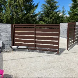 Bramy na wymiar wraz z automatyka dopasowana pod klienta.