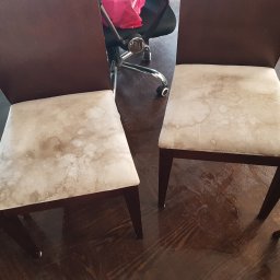 Krzesełka przed i po