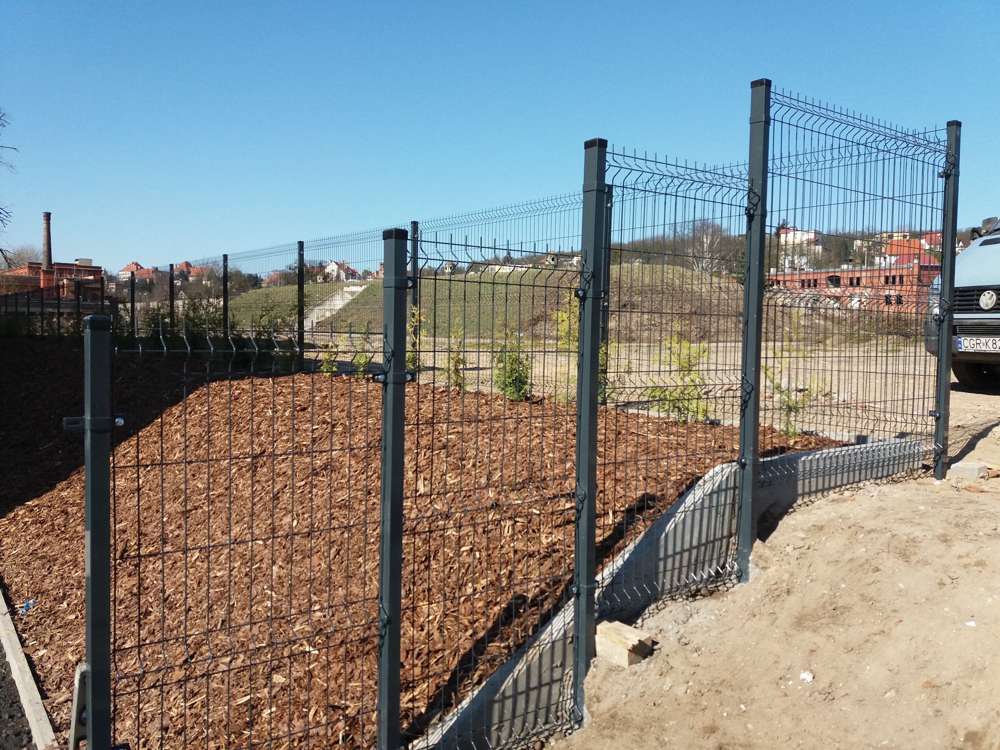 Ogrodzenie system panelowy Ocynk + kolor