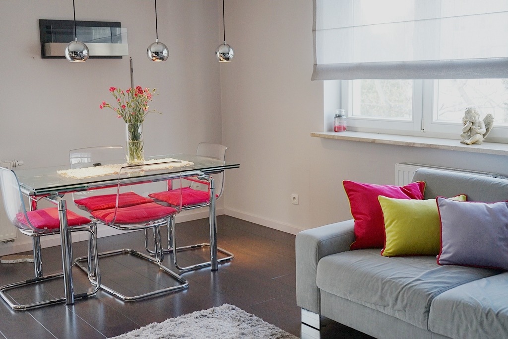 Roleta rzymska, materacyki, poduszki