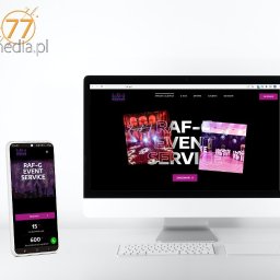 Realizacja wykonana przez 77media.pl dla firmy, która zajmuje się dostarczeniem oraz obsługą organizacji imprez artystycznych, obsługą techniki scenicznej na różnych wydarzeniach.