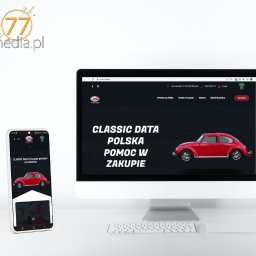 Realizacja wykonana przez 77media.pl dla firmy, która oferuje usługi w zakresie zakupu replik aut, wyceny pojazdów zabytkowych.