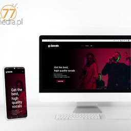 Realizacja wykonana przez 77media.pl dla firmy, która oferuje usługi nagrywania wokali.