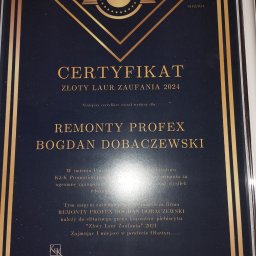 Remonty PROFEX BOGDAN DOBACZEWSKI - Pierwszorzędne Glazurnictwo Olsztyn