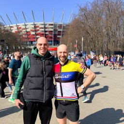 GetThatSpeed - Gabriel Mikołajewski - Wojtek 1.28h półmaraton warszawski solidne PB