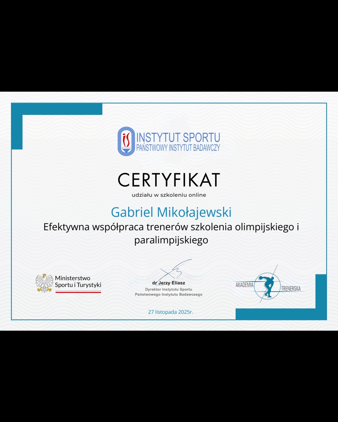 Efektywna współpraca trenerów szkolenia olimpijskiego i paralimpijskiego