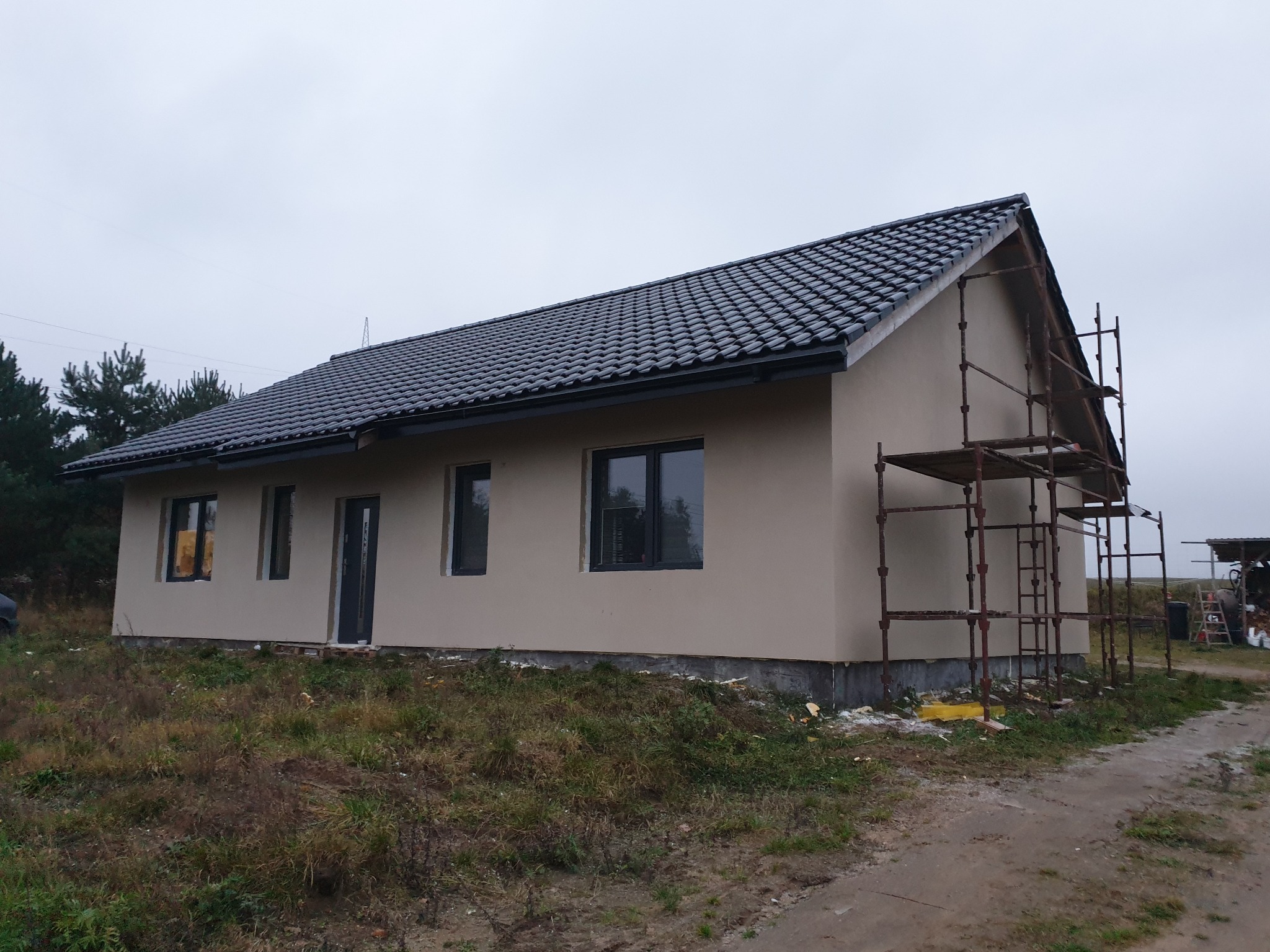 W Trakcie Prac przy Elewacji